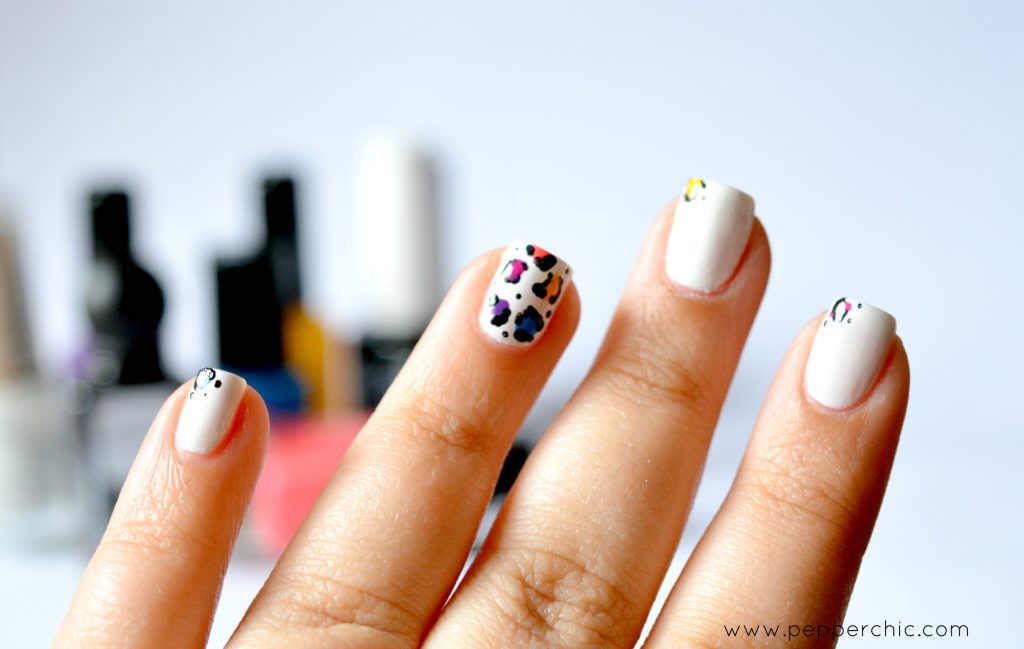 nail art leopardata